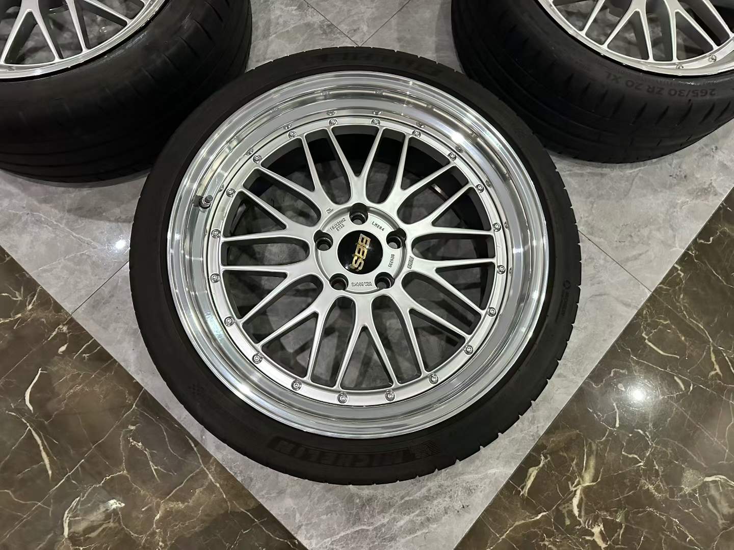🇯🇵 BBS LM Diamond Silver (DS) 2-Piece 20"/20" Forged Wheels - Pre-owned