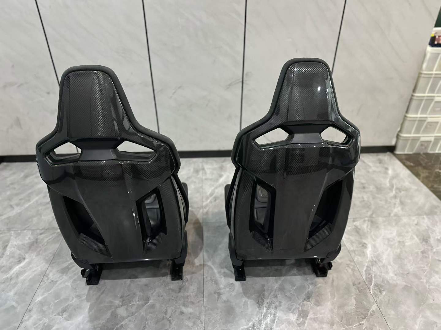 BMW M3 (G80) Genuine M Carbon Bucket Seats w/ PPF - Black Merino Leather - Pre-owned