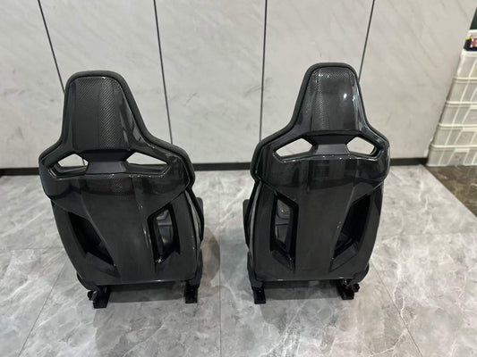 BMW M3 (G80) Genuine M Carbon Bucket Seats w/ PPF - Black Merino Leather - Pre-owned