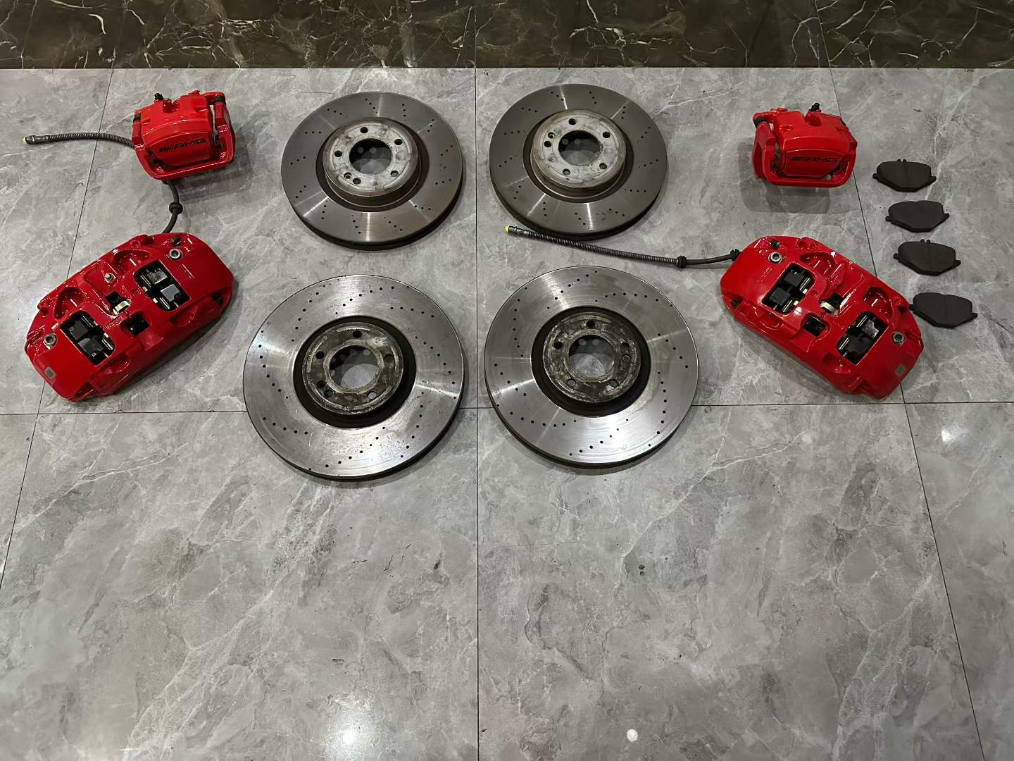 Mercedes-AMG G63 (W464) Genuine High-Performance Brake System - Red Calipers - Pre-owned