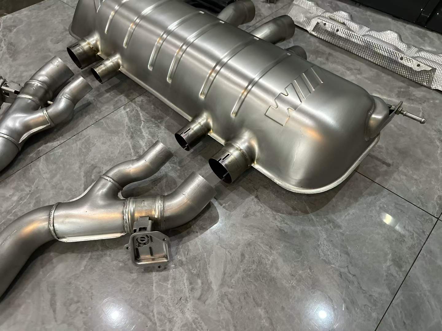 BMW M2 (G87) M Performance Titanium Cat-Back Exhaust - Gatling Center Quad Tips - Pre-owned