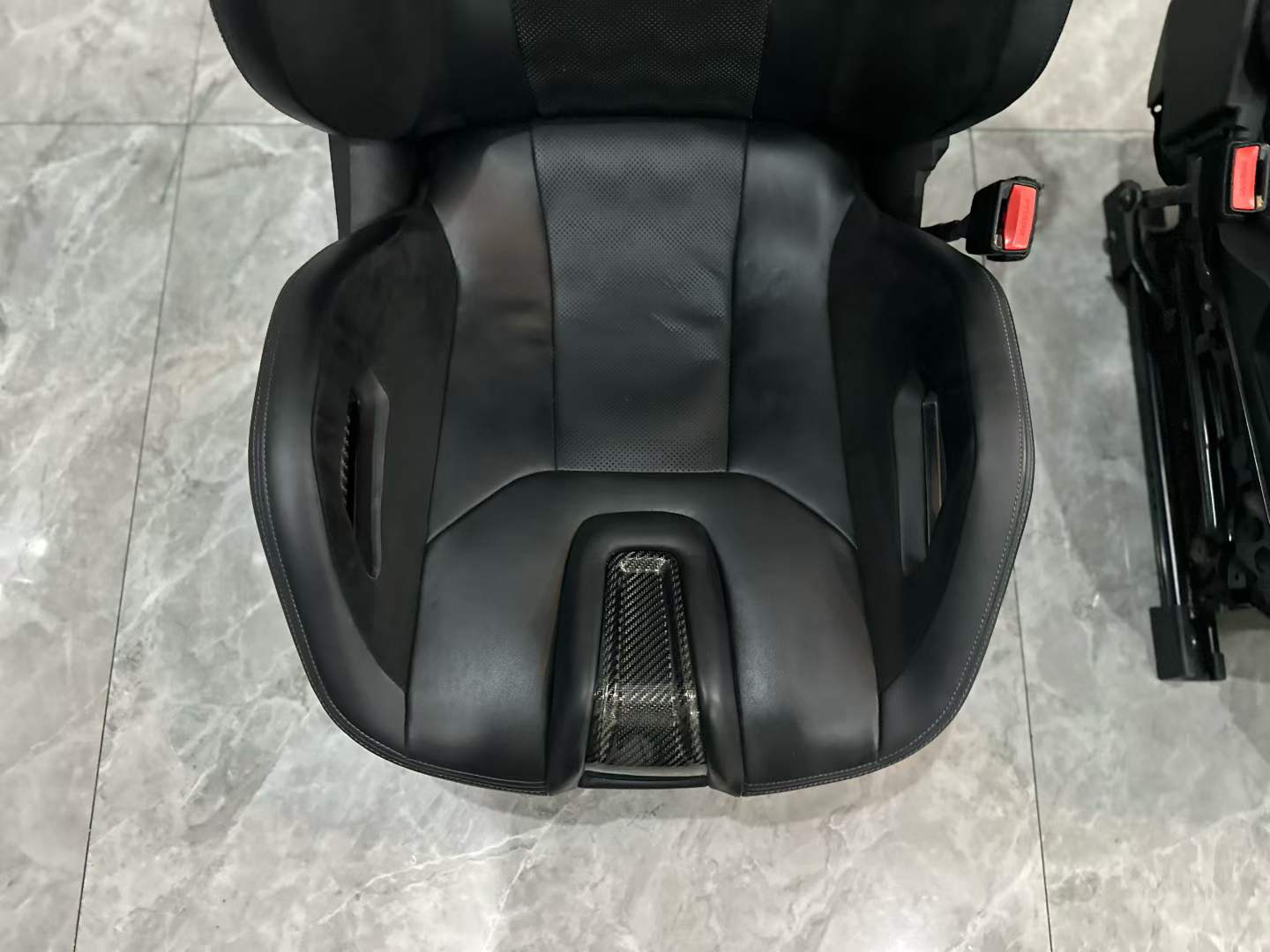 BMW M4 (G82) Genuine M Carbon Bucket Seats Black Merino Leather - Pre-owned