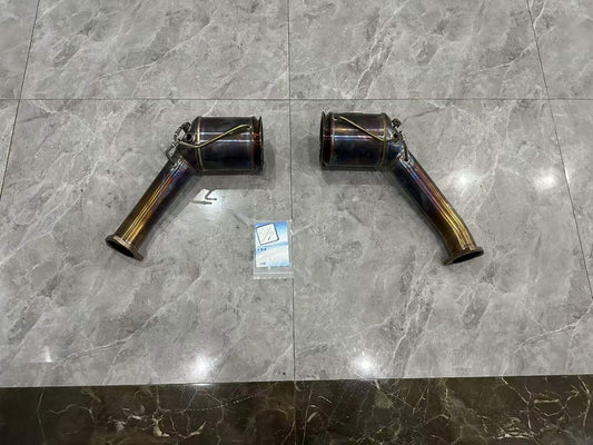 Audi RS6 (C8) JBOM Gen 2 Super 100-Cell High-Flow Downpipes - Pre-owned