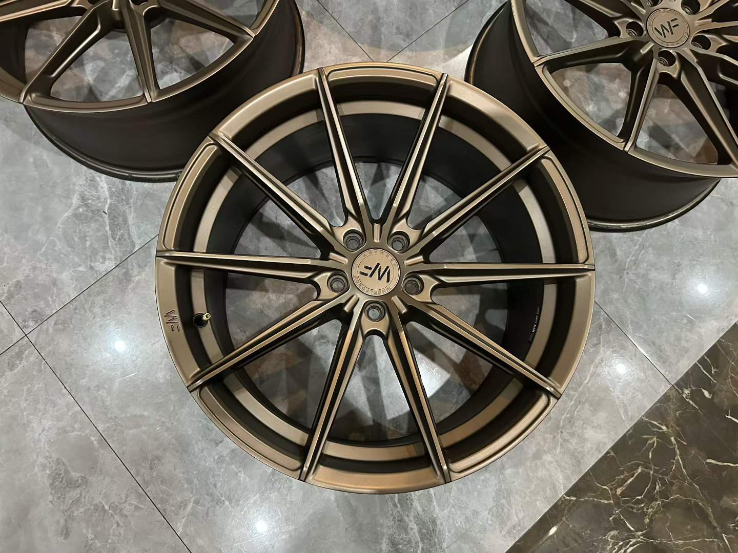 🇩🇪 WheelForce WF CF3 Satin Bronze 20" FlowForged Wheels - Pre-owned