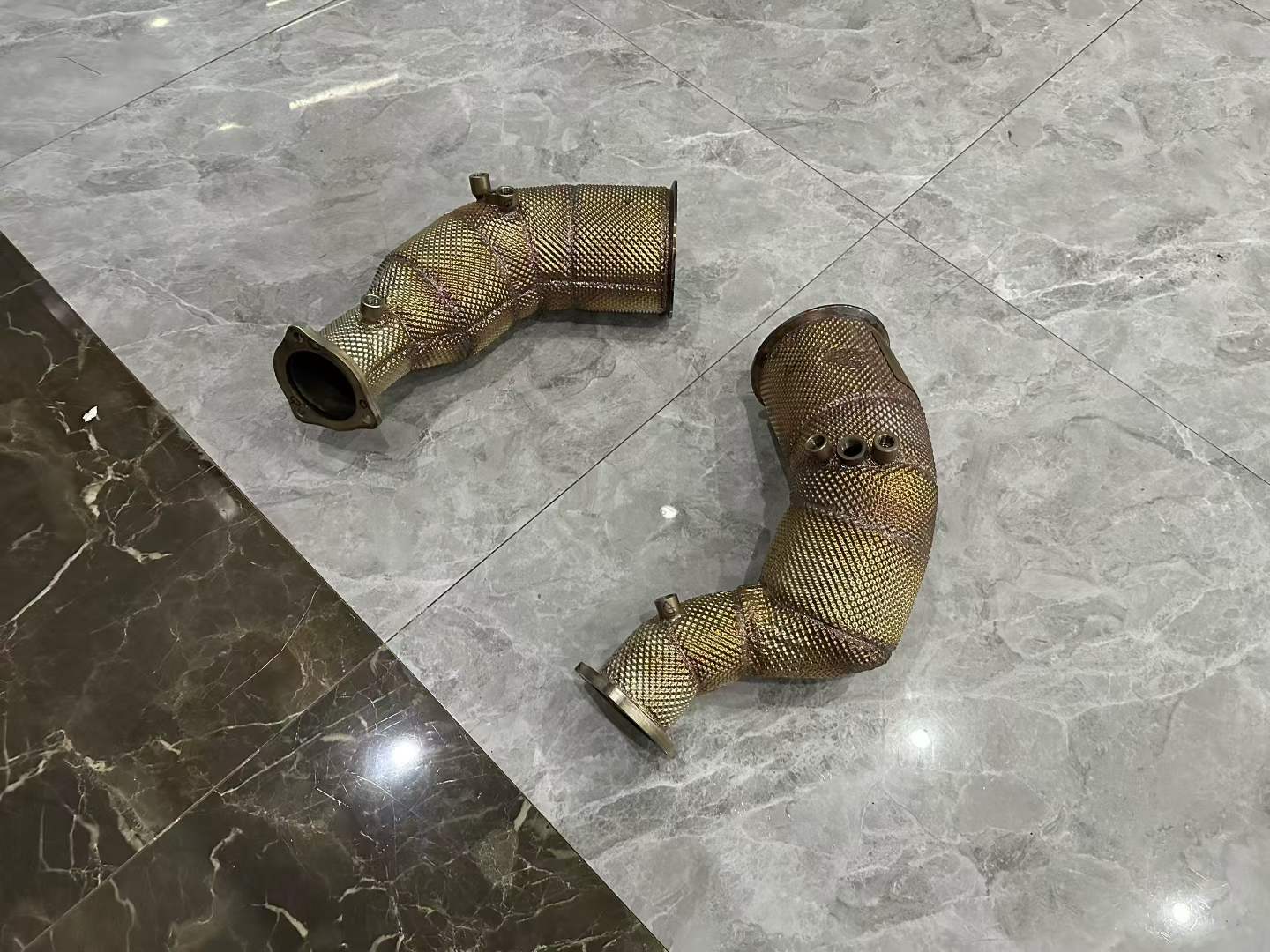 Audi RS4 (B9.5) HJS 200-Cell High-Flow Downpipes - Pre-owned