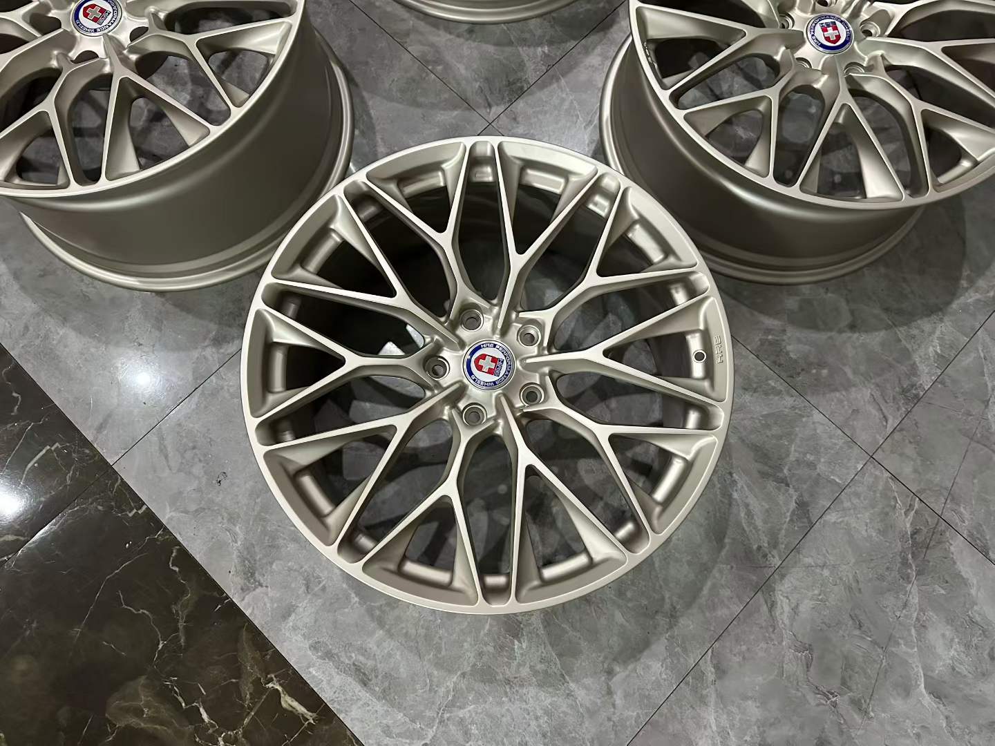 🇺🇸 Porsche Panamera HRE P200 21" Forged Monoblok Wheel Set - Pre-owned