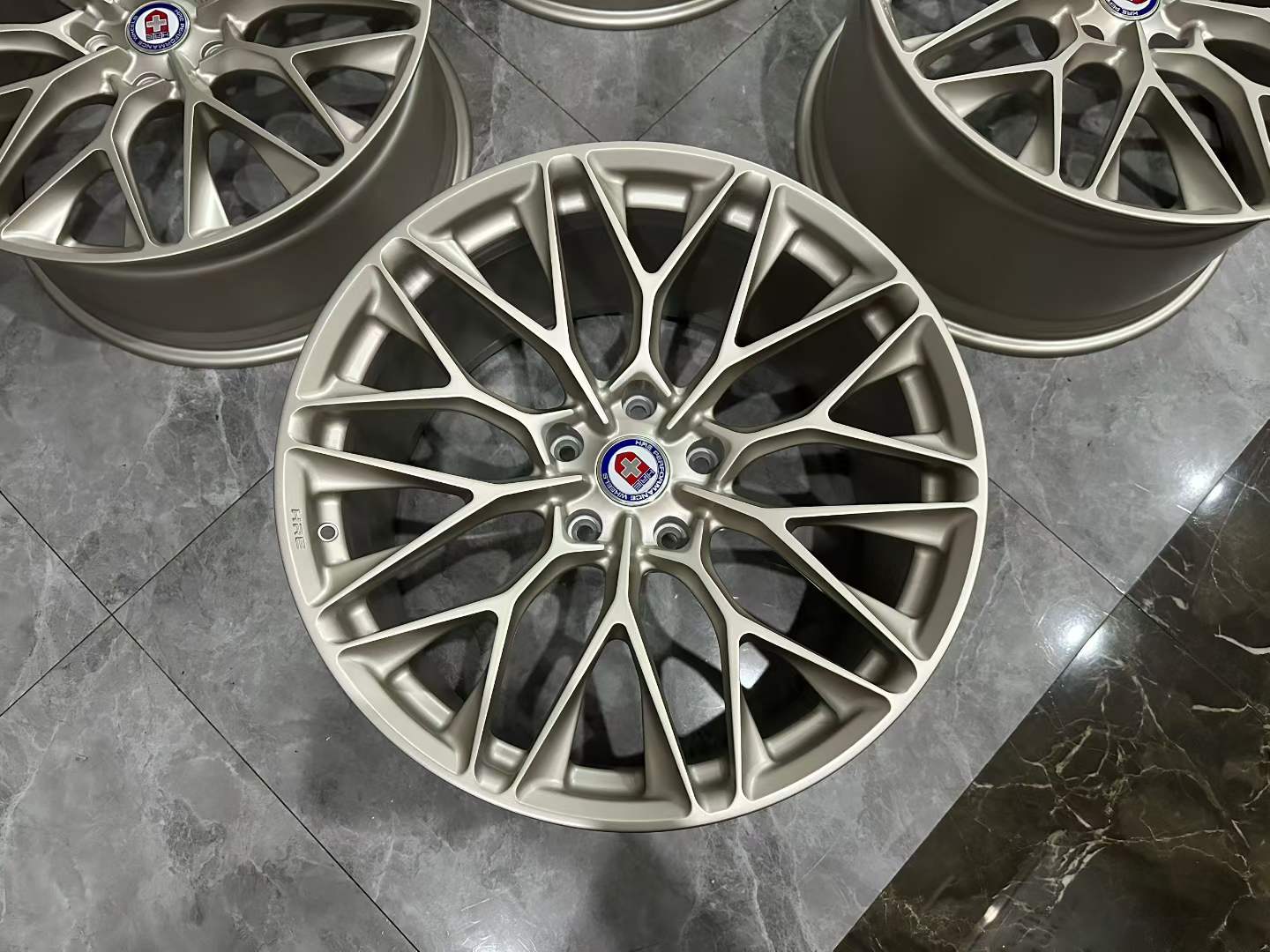 🇺🇸 Porsche Panamera HRE P200 21" Forged Monoblok Wheel Set - Pre-owned