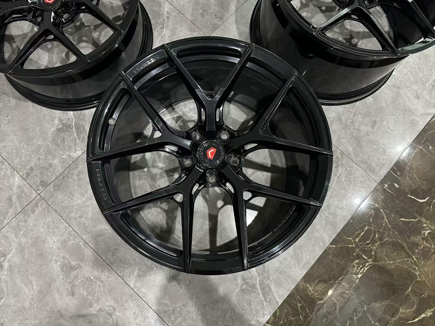🇺🇸 Porsche 911 (992) Vossen EVO-S21-01 20"/21" Forged Wheel Set - Pre-owned