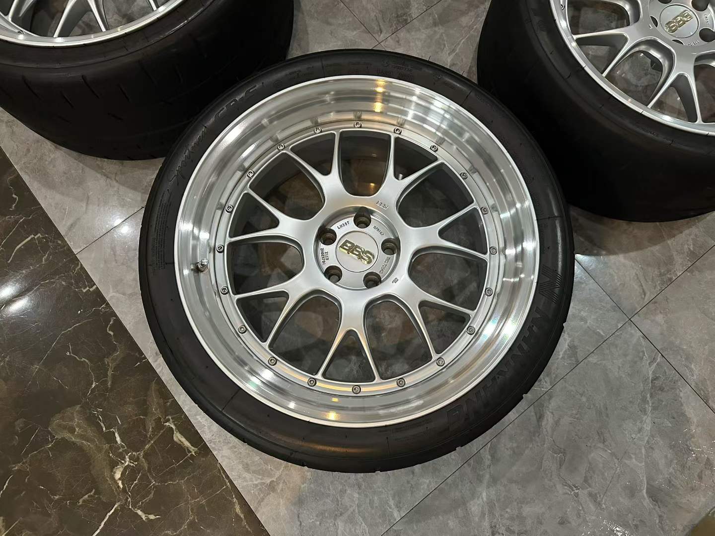 🇯🇵 BMW M4 (G82) BBS LM-R Diamond Silver 20"/21" 2-Piece Forged Wheel Set - Pre-owned