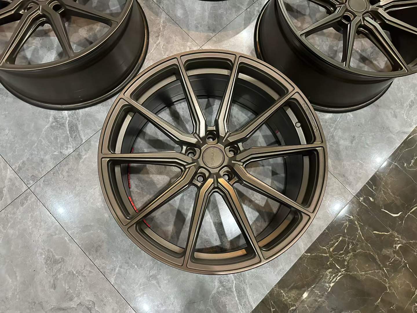 🇺🇸 Mercedes-AMG G63 Vossen HF-3 22" Hybrid Forged Wheel Set - Pre-owned