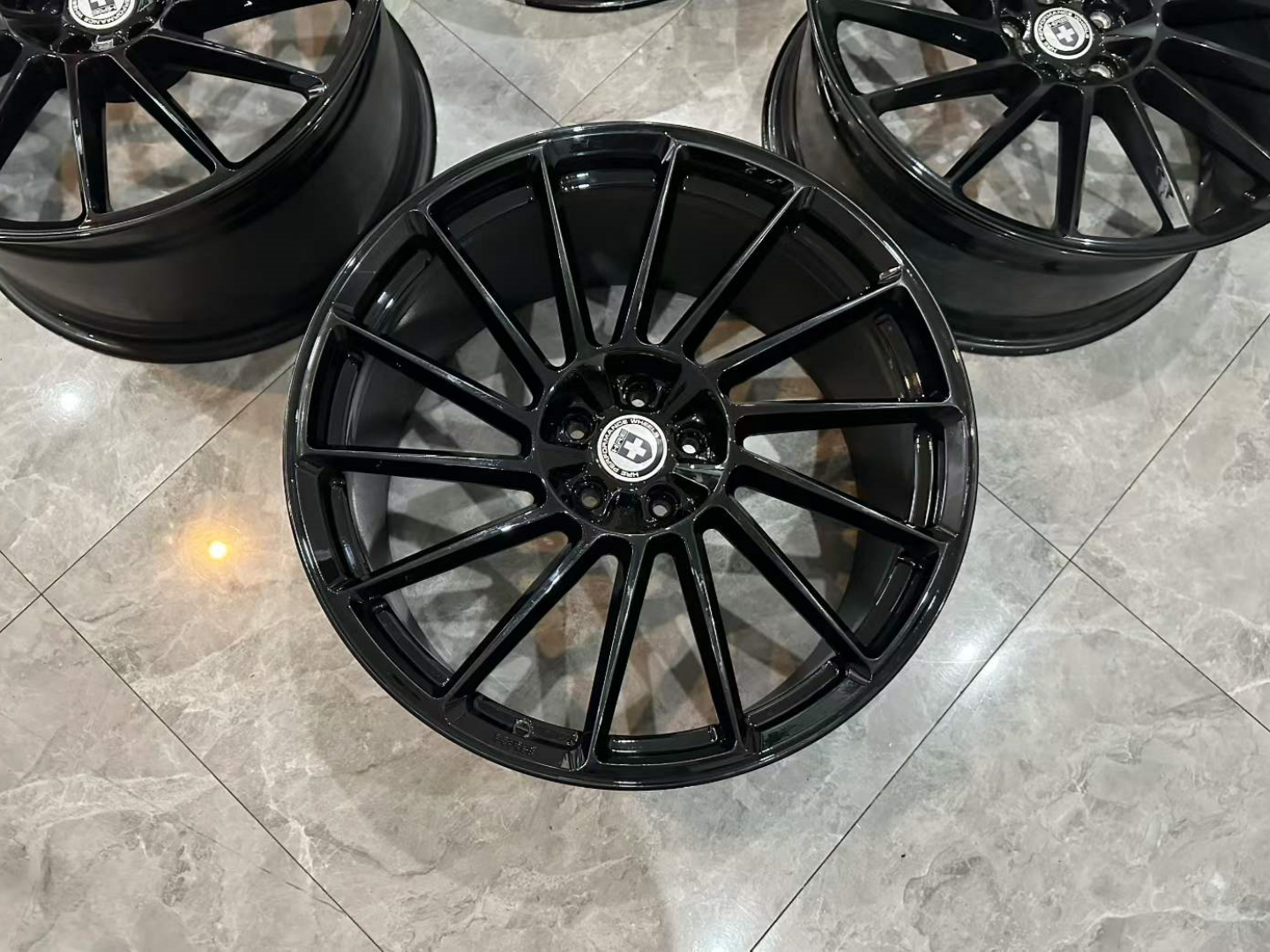🇺🇸 HRE RS309M 21" Monoblok Forged Wheel Set - Pre-owned