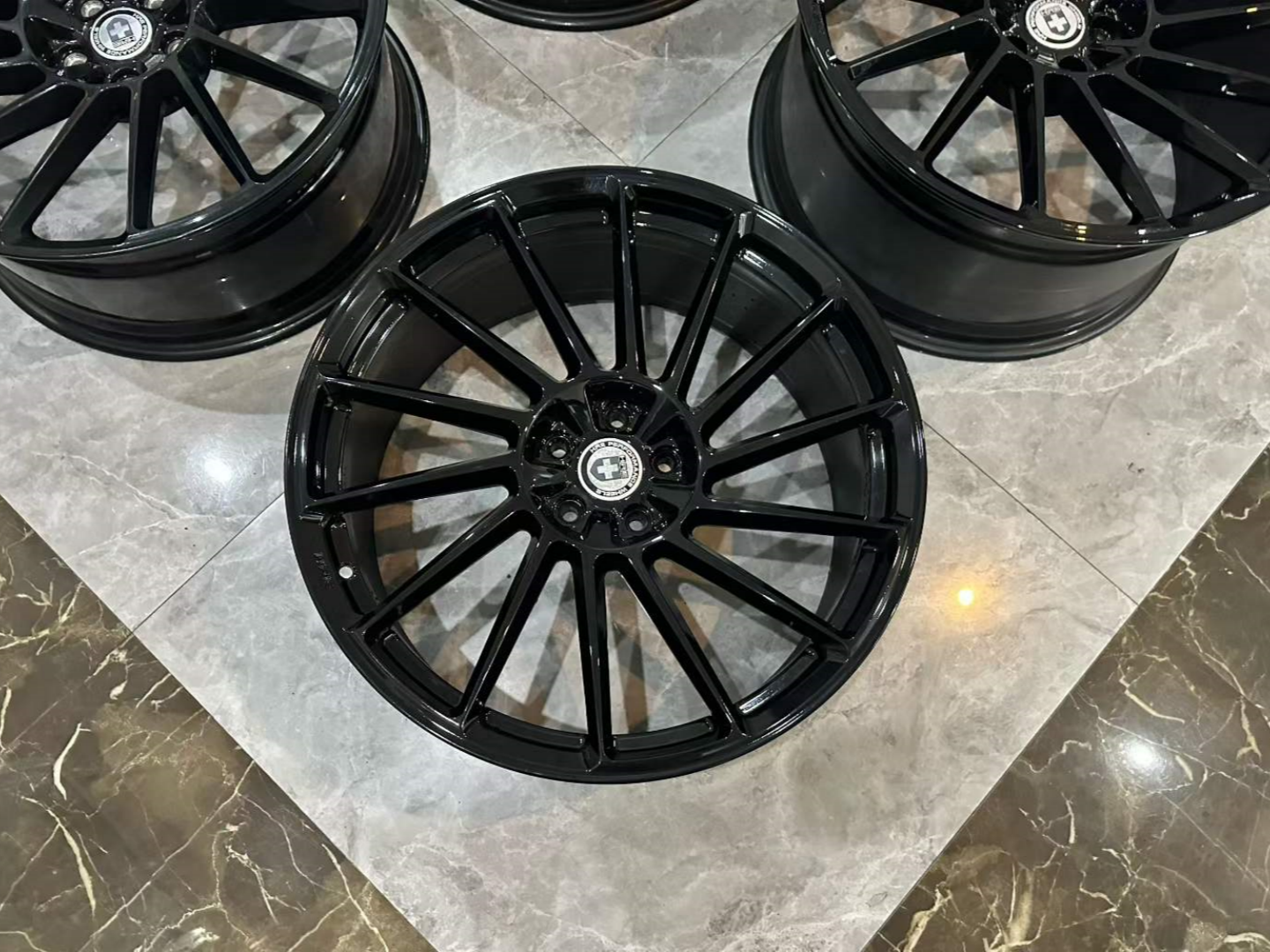 🇺🇸 HRE RS309M 21" Monoblok Forged Wheel Set - Pre-owned