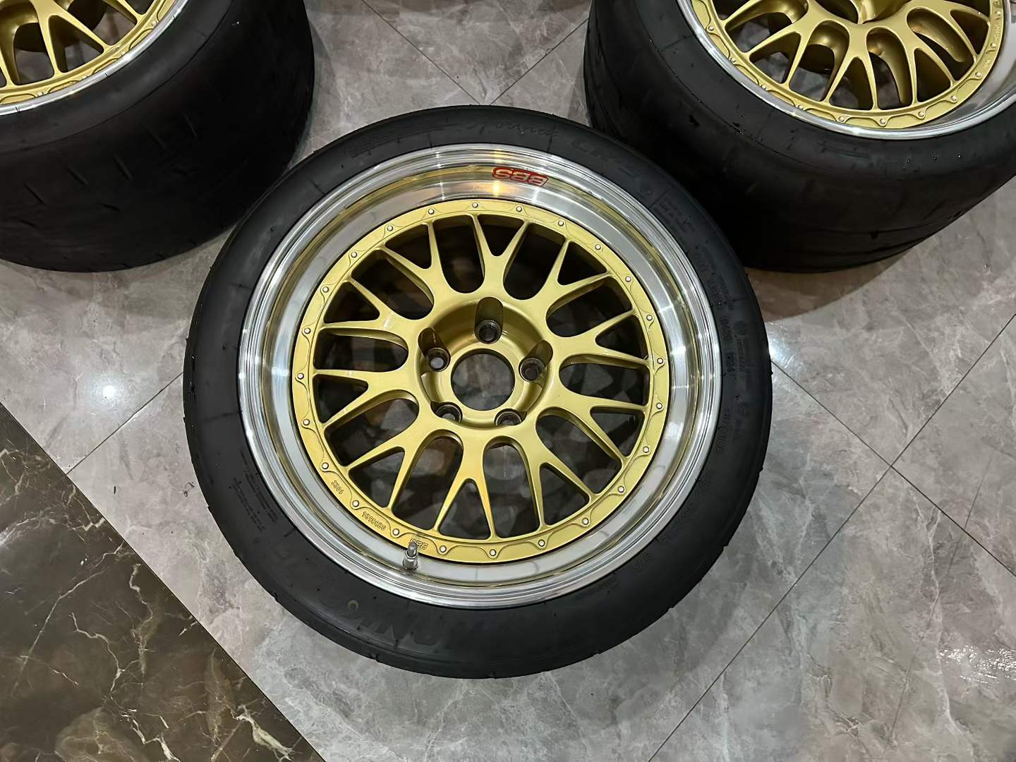 BBS Motorsport E88 TS 18" 3-Piece Forged Wheel Set - Pre-owned