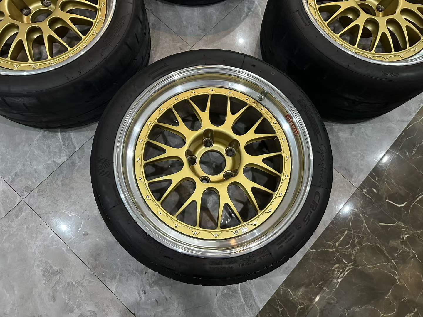 BBS Motorsport E88 TS 18" 3-Piece Forged Wheel Set - Pre-owned
