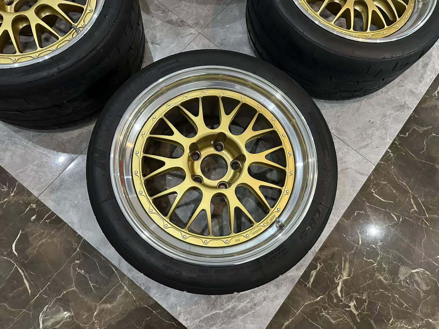 BBS Motorsport E88 TS 18" 3-Piece Forged Wheel Set - Pre-owned