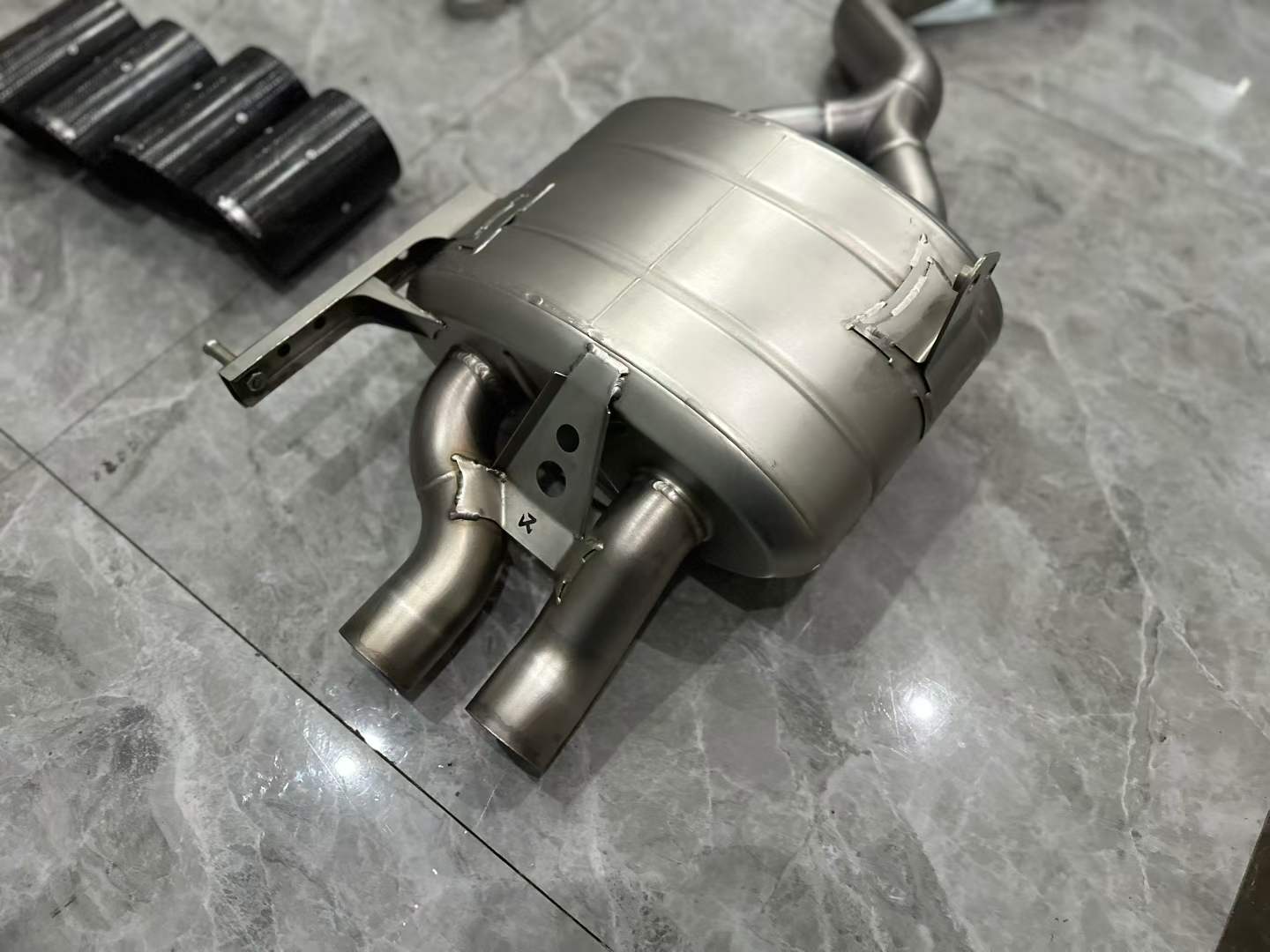 BMW M3 (E92) Akrapovič Titanium Evolution Line Full Exhaust System w/ Carbon Fiber Tips - Pre-owned