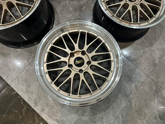 🇯🇵 BBS LM CG-BKBD Limited Edition 2-Piece Forged Wheels Set - Pre-owned