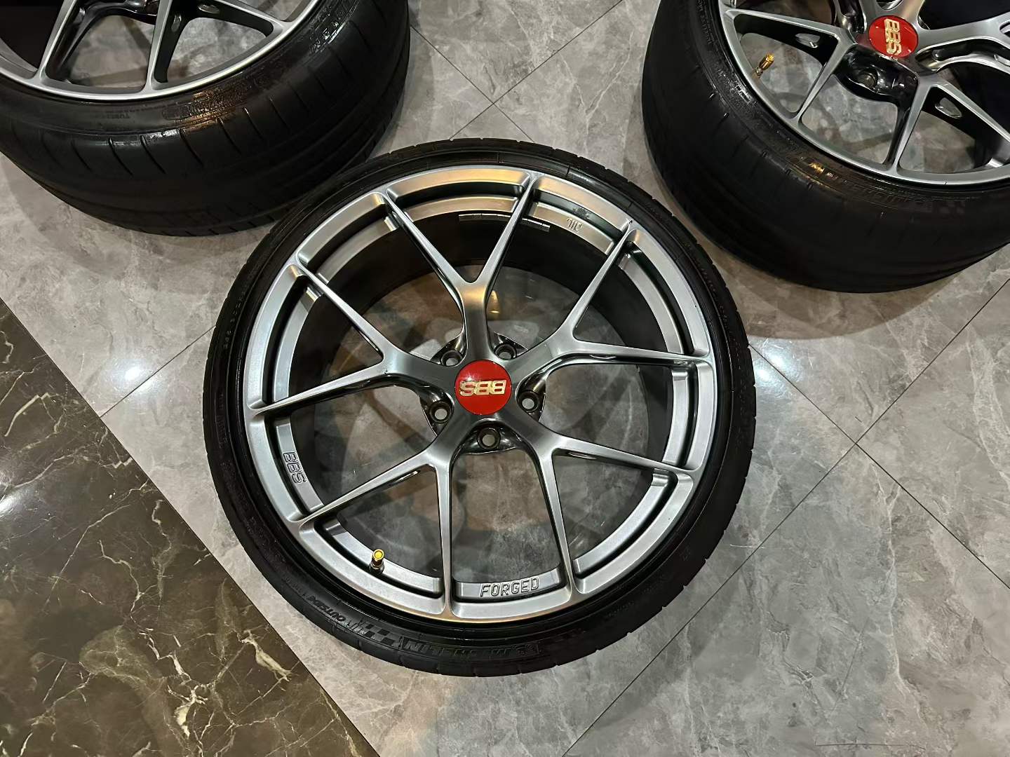 🇯🇵 BBS FI-R 20" Diamond Black DB Forged Monoblock Wheels Set - Pre-owned