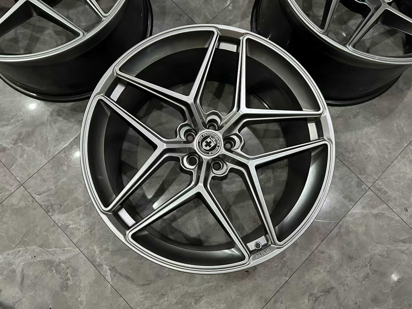 🇺🇸 HRE FF11 FlowFormed 22" Liquid Silver Wheels - Pre-owned