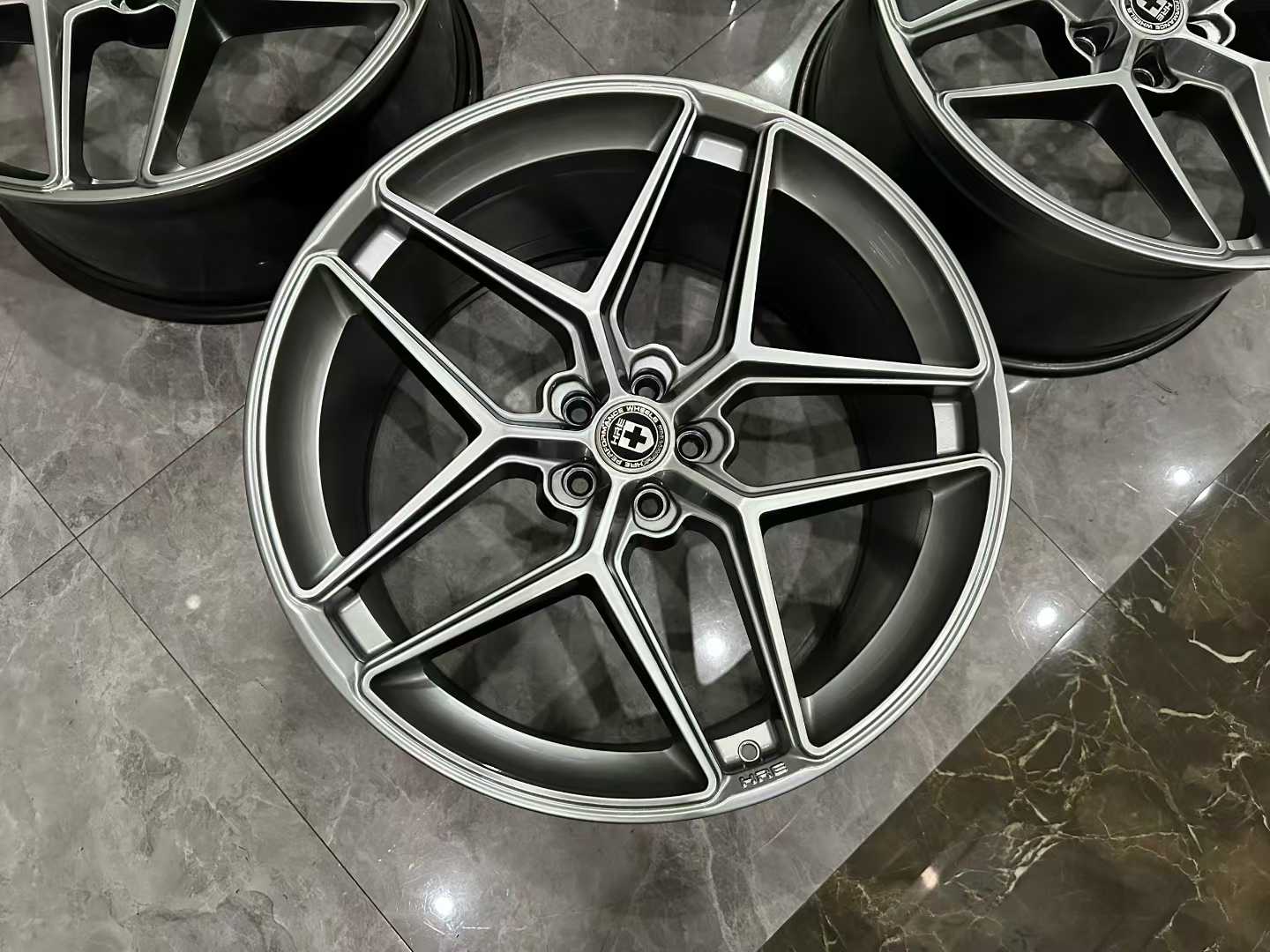 🇺🇸 HRE FF11 FlowFormed 22" Liquid Silver Wheels - Pre-owned
