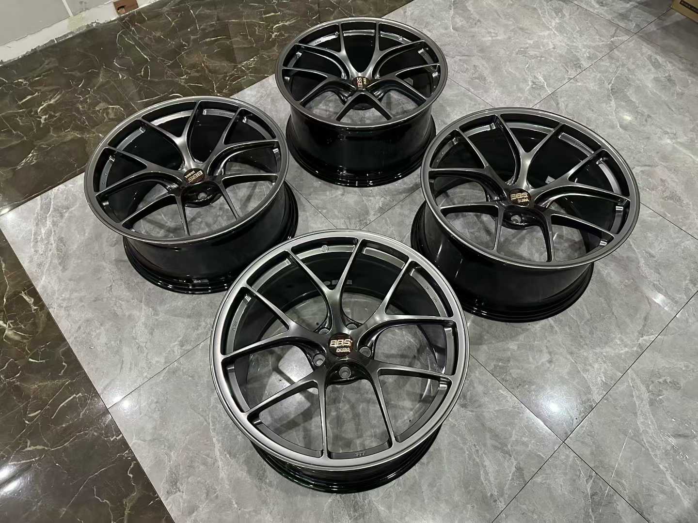 🇯🇵 BBS RI-D Ultra-Duralumin Forged Wheels - 20" Diamond Black (DB) - Individual Series - Pre-owned